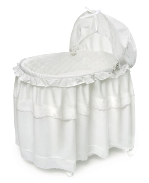 Portable Bassinet N Cradle With Toybox Base And Long Skirt