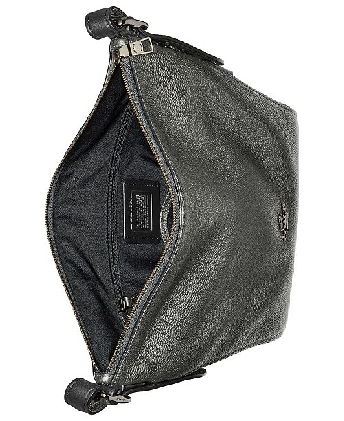 COACH Metallic Leather Dufflette Crossbody & Reviews Handbags