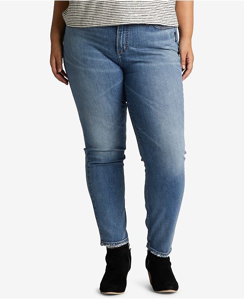 Silver Jeans Co. Plus Size VintageLook HighRise Tapered Jeans