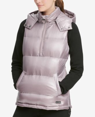 DKNY - Quarter-Zip Hooded Vest