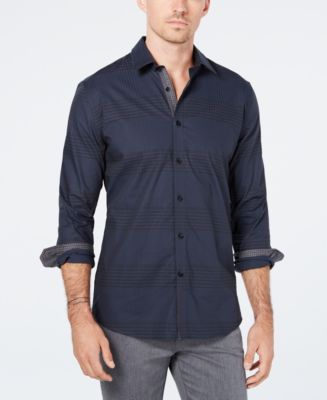 Ryan Seacrest Distinction Men's Woven Plaid Shirt, Created for Macy's ...