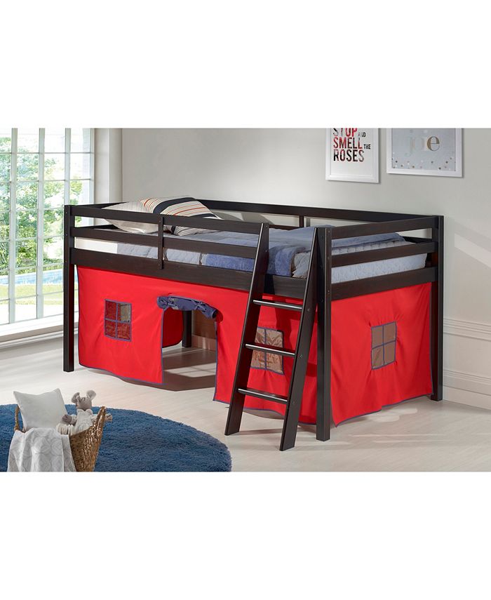 Alaterre Furniture Roxy Junior Loft Bed with Tent Macy's