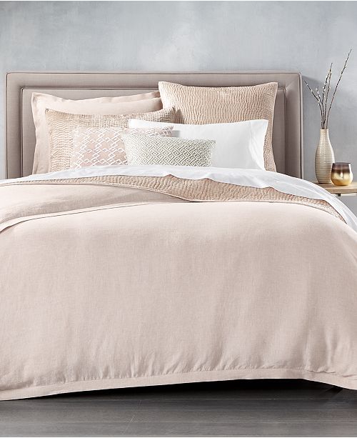 Hotel Collection Linen King Duvet Cover Created For Macy S