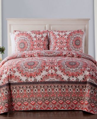 VCNY Home - Phoebe 2-Pc. Twin XL Medallion Quilt Set