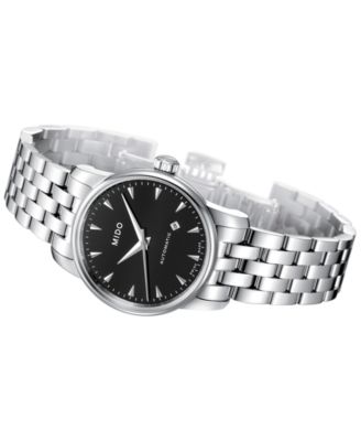 Women's Swiss Automatic Baroncelli Stainless Steel Bracelet Watch 29mm