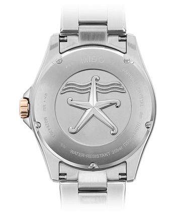 Mido - Men's Swiss Automatic Ocean Star Captain V Two-Tone Stainless Steel Bracelet Watch 42.5mm