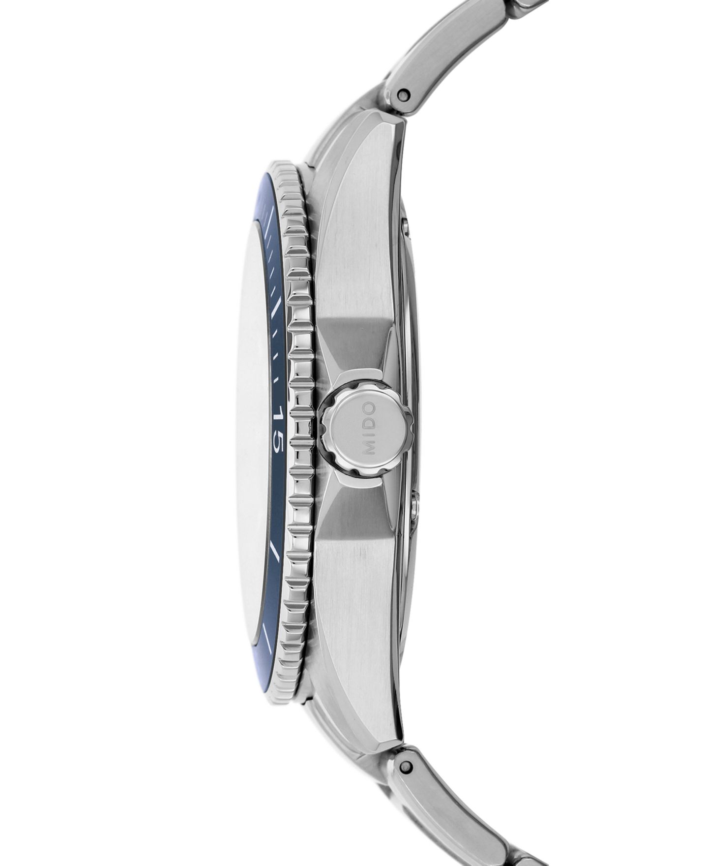 Мужские часы Mido Swiss Automatic Ocean Star Captain V Stainless Steel Bracelet Watch 42.5mm — фото 2