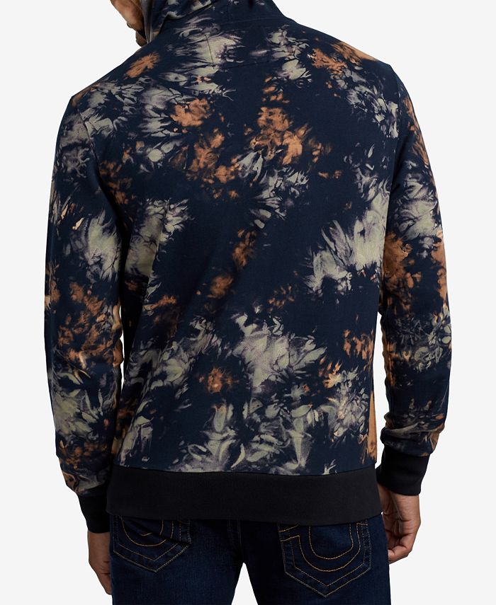 True Religion Men's Tie Dye Brand Graphic Hoodie Macy's