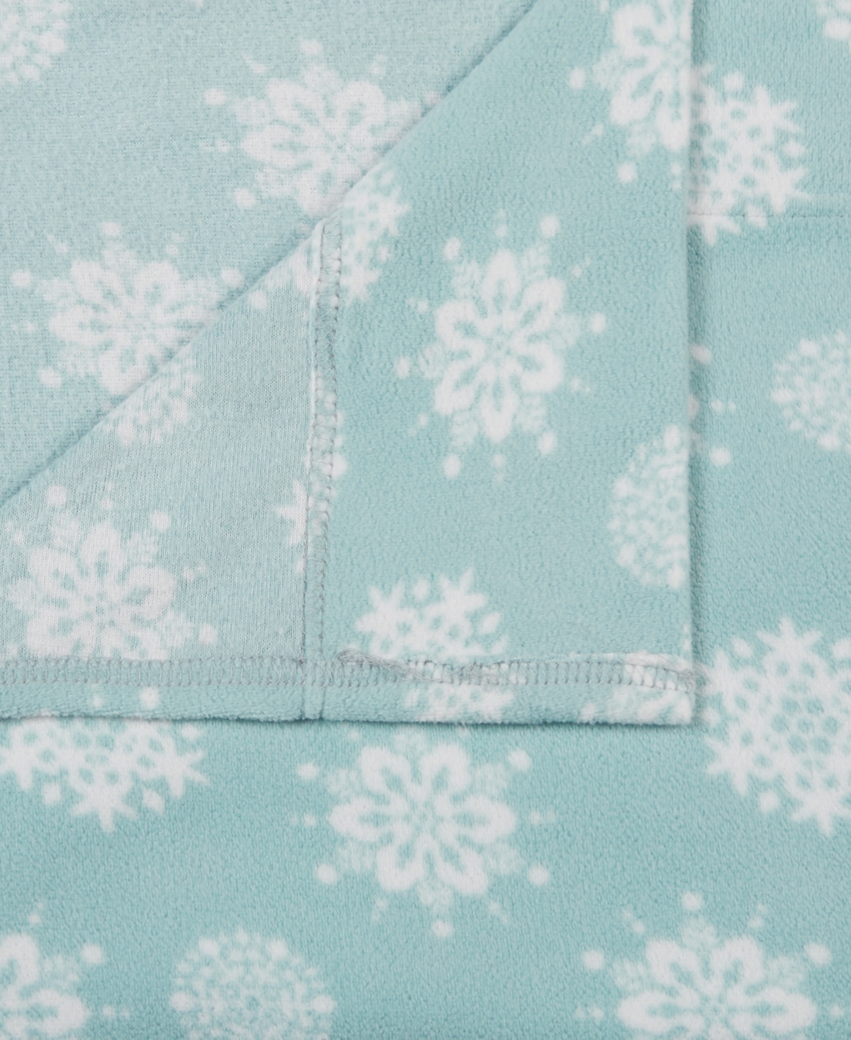 Sleep Philosophy True North By  Micro Fleece 3-pc Twin Sheet Set Bedding In Blue Snowflake