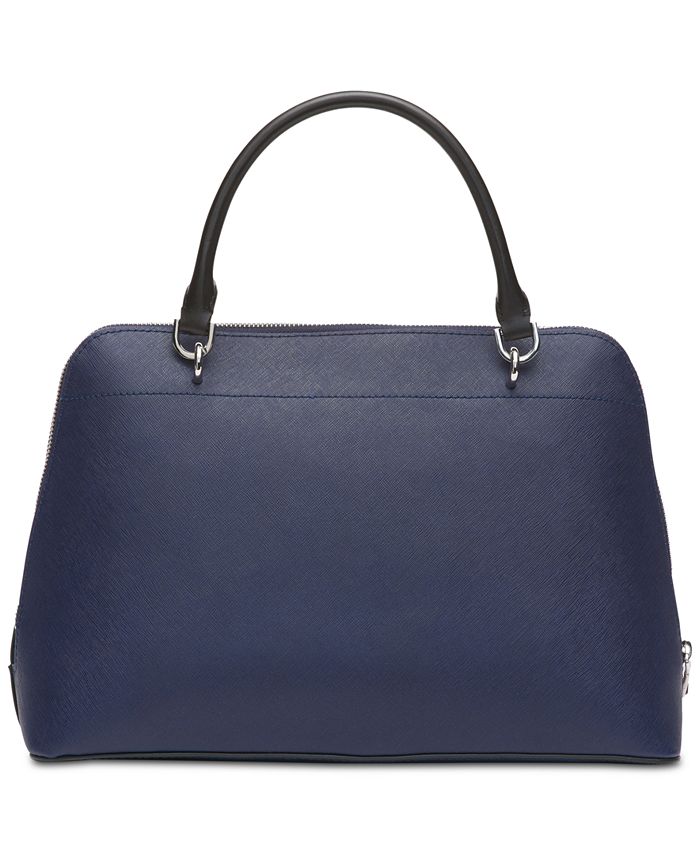 Calvin klein hudson saffiano leather satchel outlet