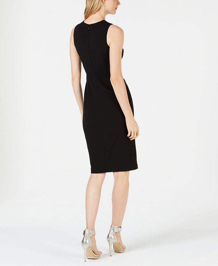 Calvin Klein Embellished Sheath Dress - Macy's