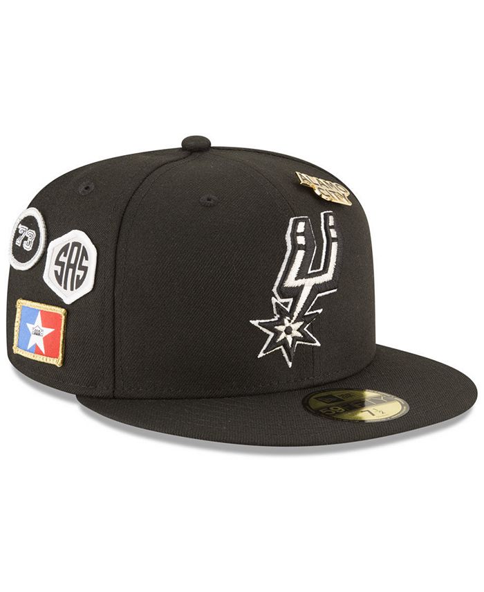 New Era San Antonio Spurs On-Court Collection 59FIFTY FITTED Cap - Macy's