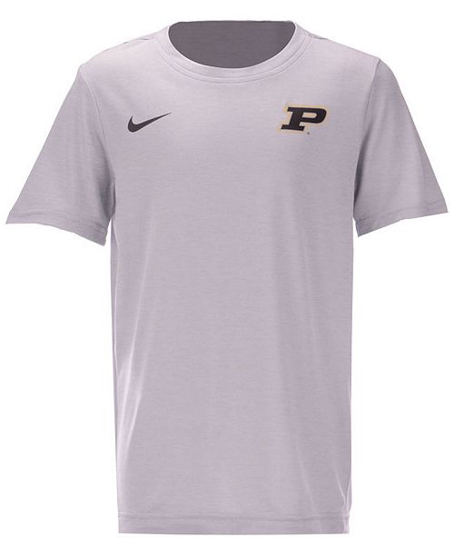Nike Purdue Boilermakers Dri Fit Coaches T Shirt Big Boys 8 20