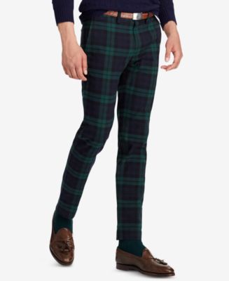 Polo Ralph Lauren Men's Straight Fit Tartan Plaid Pants & Reviews - Pants -  Men - Macy's
