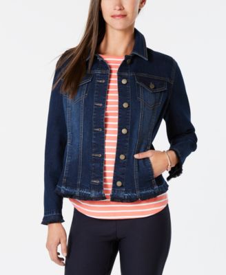macys charter club jean jacket