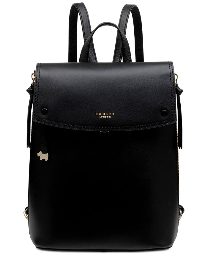 Radley London Small Flapover Leather Backpack - Macy's