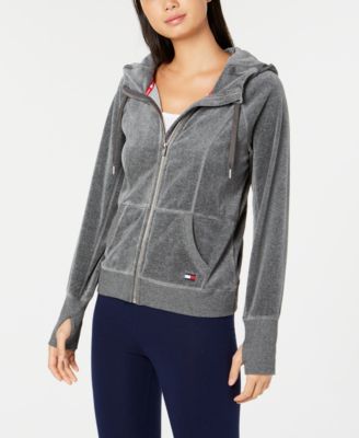 tommy hilfiger velour jacket