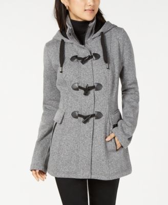 BCX - Juniors' Toggle-Front Hooded Coat
