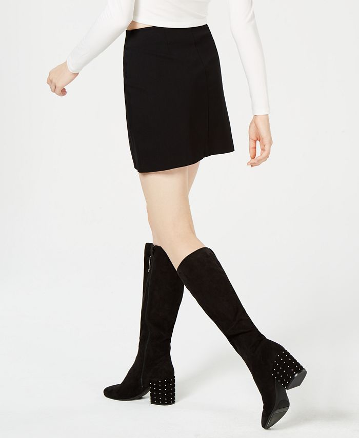 Bar III Asymmetrical Mini Skirt, Created for Macy's - Macy's