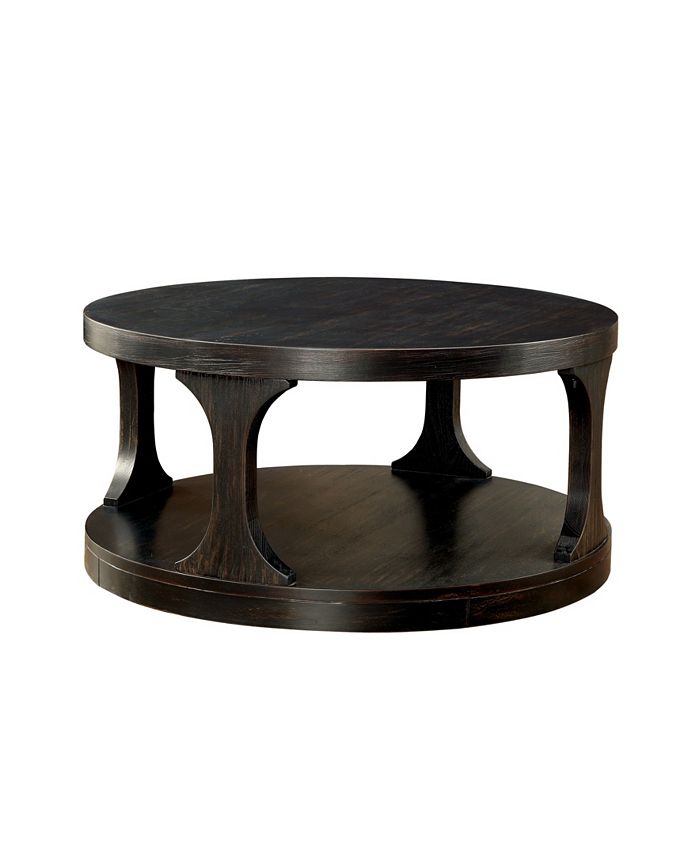 Furniture Of America Arturo Antique Black Coffee Table Reviews Furniture Macy S