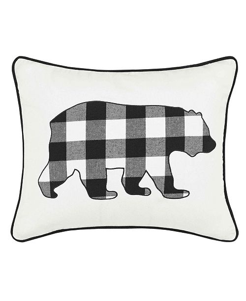 Eddie Bauer Cabin Plaid Bear Decorative Pillow Reviews