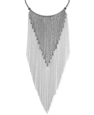 image of Thalia Sodi Silver-Tone Crystal Fringe 16