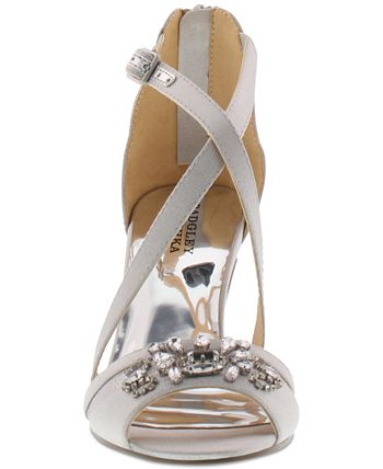 Badgley mischka hannah new arrivals embellished ankle strap sandal