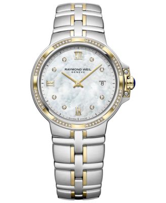 Raymond Weil - Women's Swiss Parsifal Diamond-Accent Two-Tone Stainless Steel Bracelet Watch 30mm