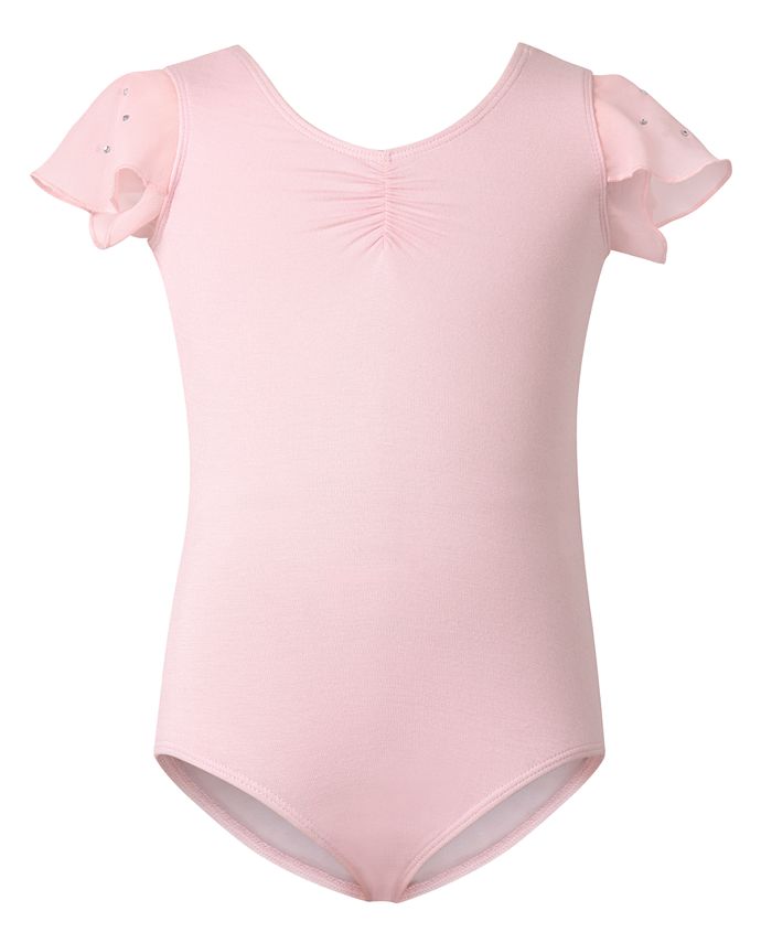 Flo Dancewear Toddler, Little & Big Girls Flutter-Sleeve Leotard - Macy's
