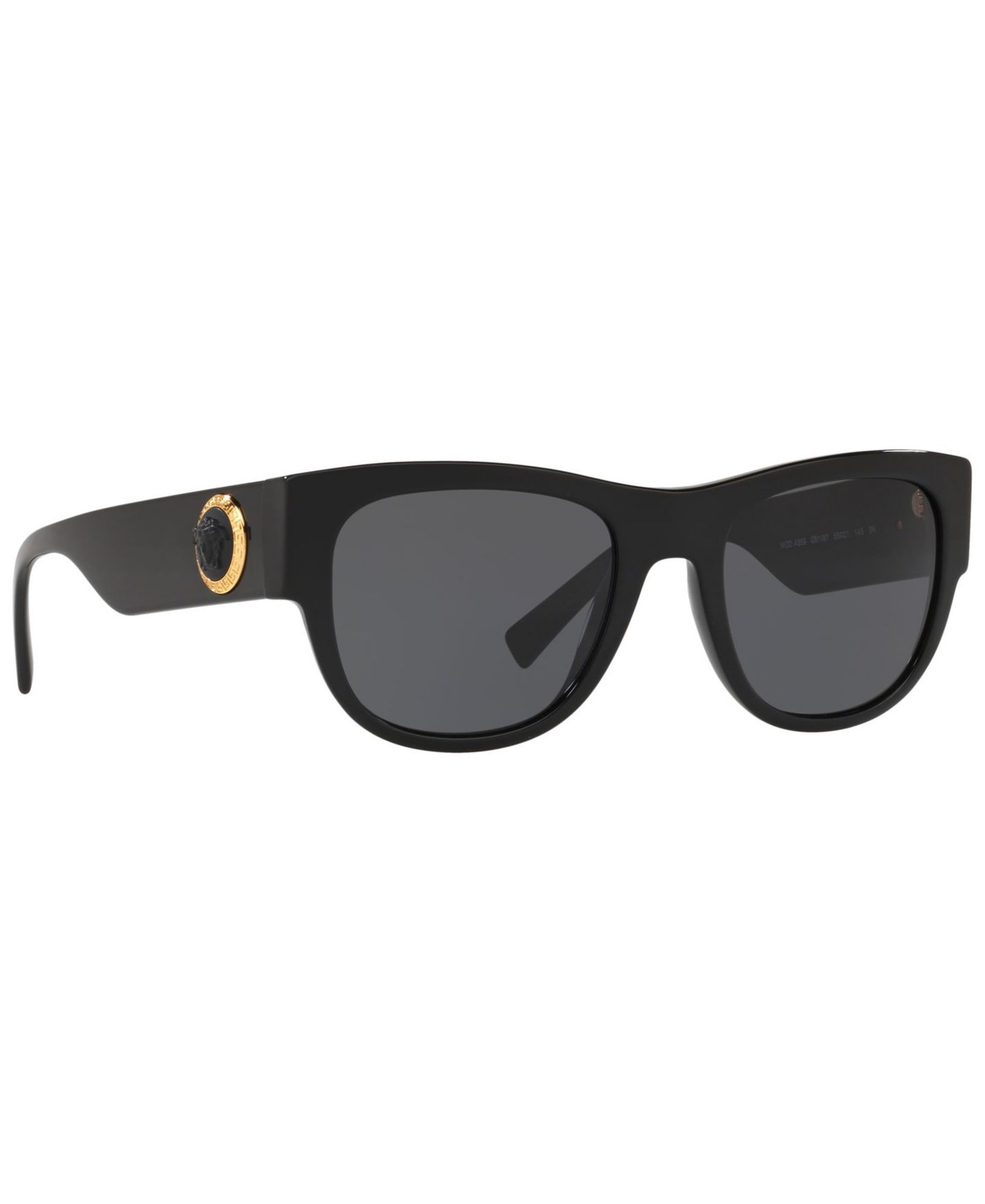 Женские солнцезащитные очки Versace Sunglasses, VE4359 55, цвет: Чёрный / Серый — фото 3