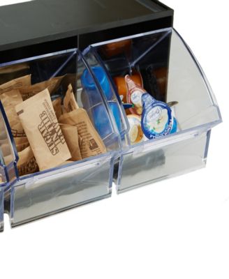 Mind Reader Multi Purpose Storage Tilt Drawer, Black