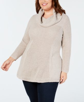 Style & Co - Plus Size Cowl-Neck Tunic