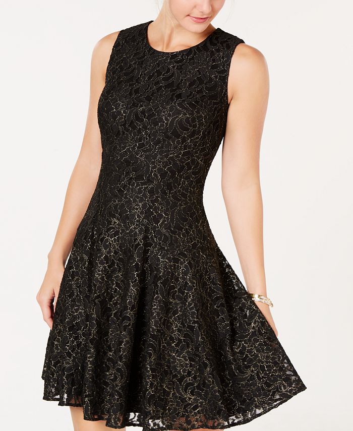 Tommy Hilfiger Acacia Lace Fit & Flare Dress - Macy's