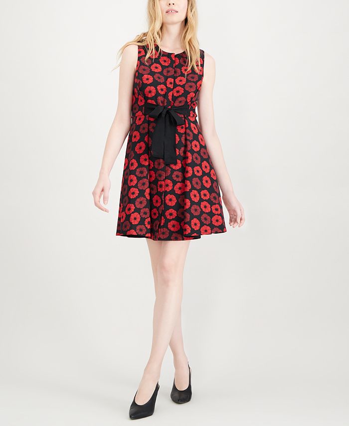 Robe Ligne A MAISON JULES - Taille XS - Imprimé Bleu Foncé - Polyester Mélangé - Occasion Excellente