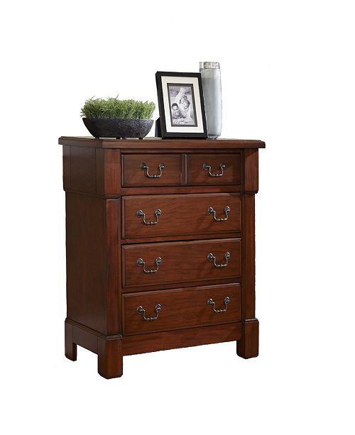 Home Styles The Aspen Collection Rustic Cherry Drawer Chest Reviews Home Macy S
