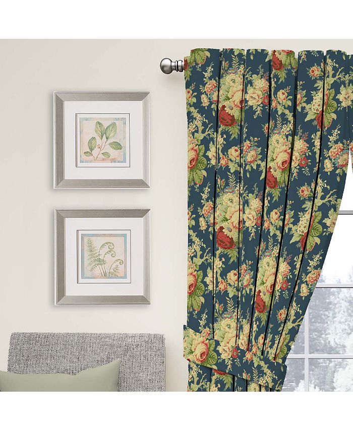 Waverly Sanctuary Rose Floral Window Curtain Macy's