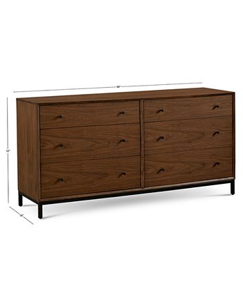 Furniture - Oslo Bedroom , 3-Pc. Set (Full Bed, Nightstand & Dresser)