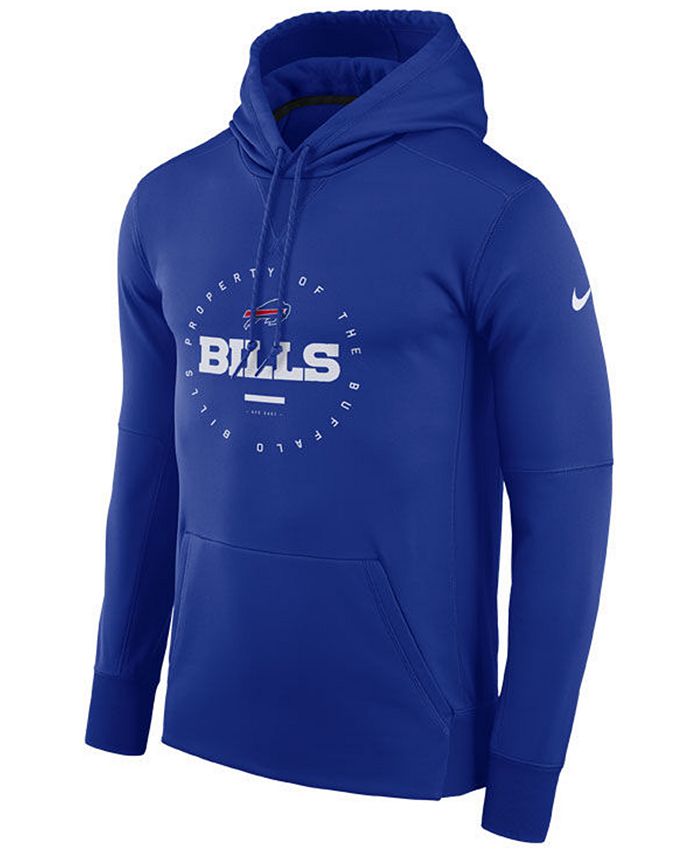 Nike Men's Buffalo Bills Property Of Therma Hoodie - Macy's