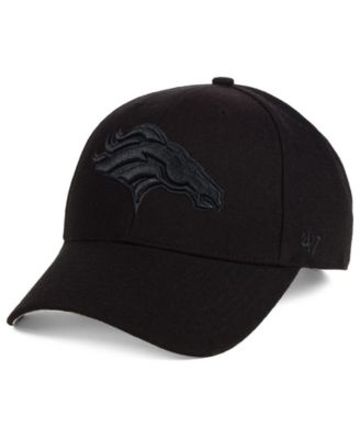 '47 Brand - Black & Black MVP Strapback Cap