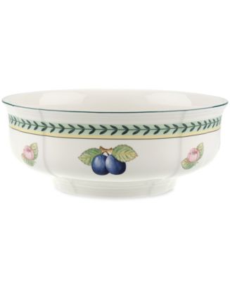 Villeroy & Boch 9.75" French Garden Round Vegetable Bowl, Premium Porcelain