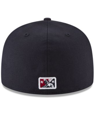Casquette New Era 59fifty Toledo Mud Hens – MLB MiLB, édition Limitée Topperz, Taille 7 5/8