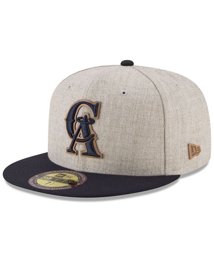 New Era Los Angeles Angels Leather Ultimate Patch Collection 59FIFTY ...