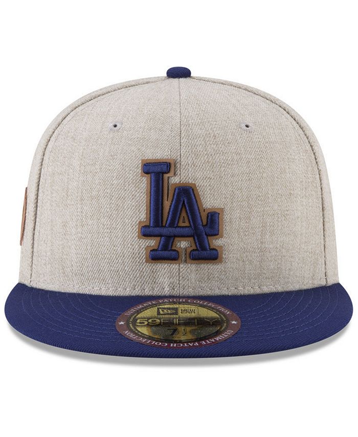 New Era Los Angeles Dodgers Leather Ultimate Patch Collection 59FIFTY ...