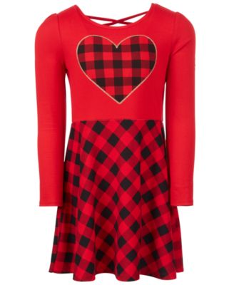 plaid dress macys