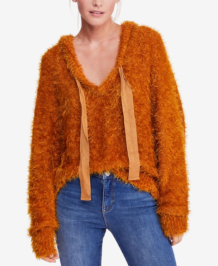 Free people fuzzy shop hoodie
