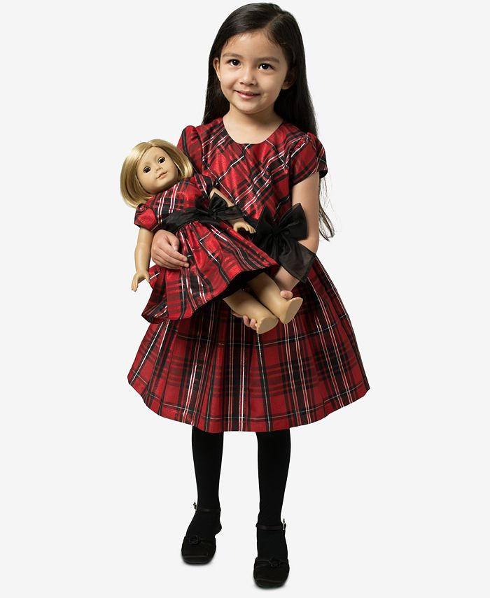 Bonnie jean red plaid dress new arrivals