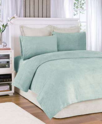 Soloft Plush Micro-Fleece 4-Pc. Sheet Set, Queen