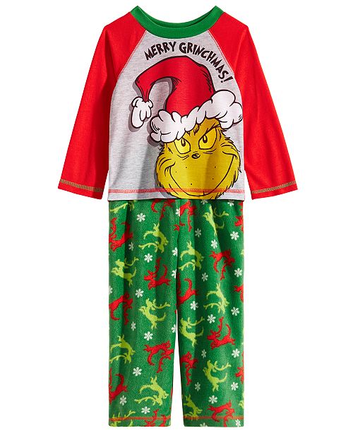 Dr Seuss Toddler Boys 2 Pc The Grinch Pajamas Set Reviews