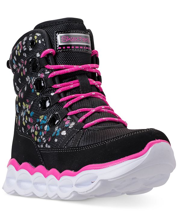 Skechers Little Girls' S Lights: Lumi-Luxe Light-Up Boots from Finish Line & Reviews - Finish 