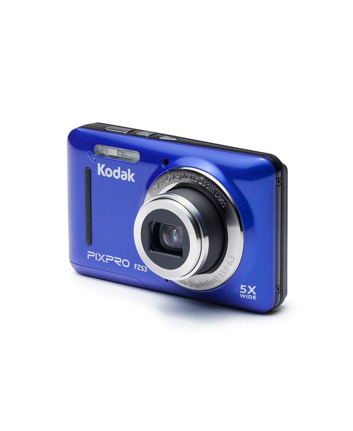 Kodak Pixpro Fz53 Friendly Zoom Blue Compact Digital Camera Macy's